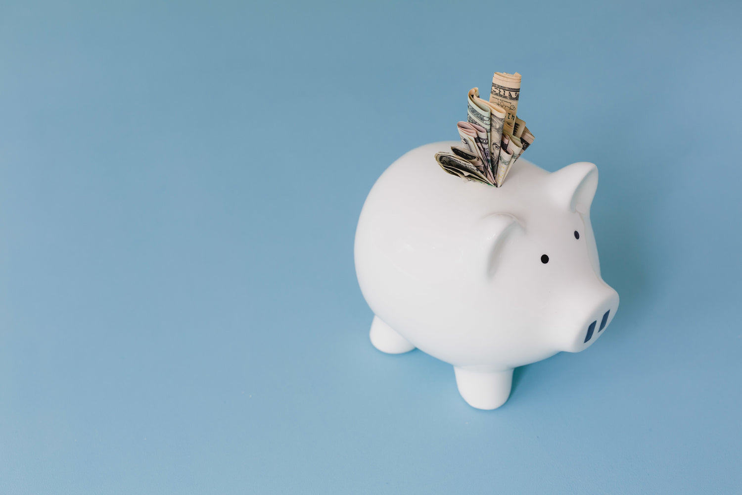 Piggy bank used on the Old Trace financing page