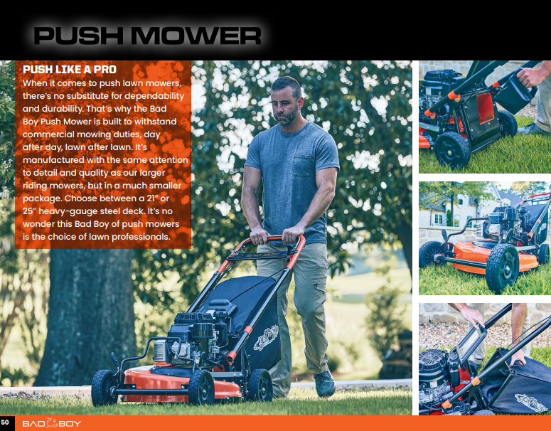 push mower